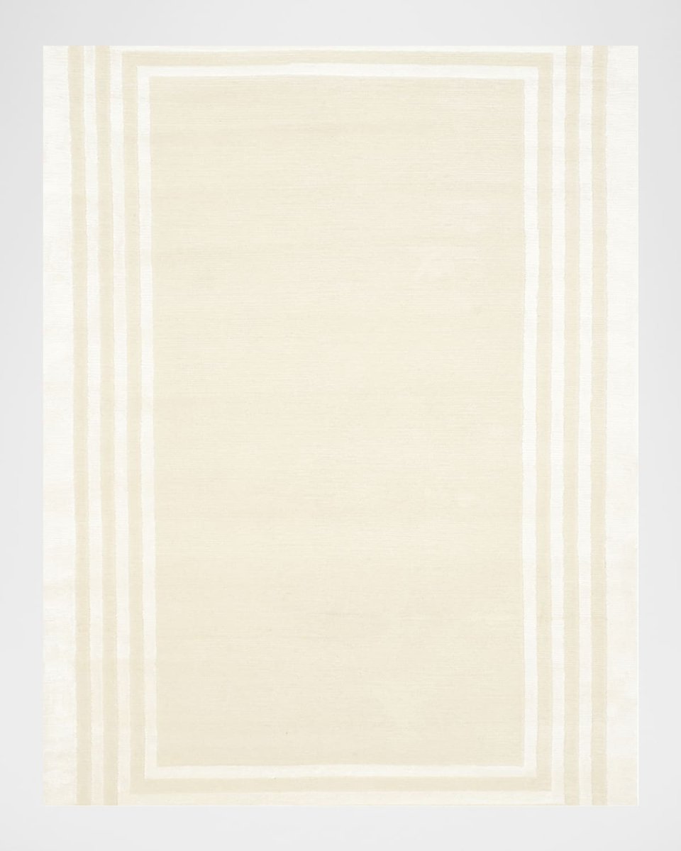 Ellington Border Hand Knotted Rug